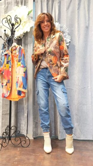 CHAQUETA BOTONES OCRE - Imagen 3