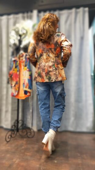 CHAQUETA BOTONES OCRE - Imagen 4