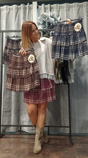 Falda gasa volantes - Imagen 4