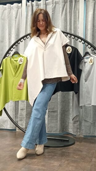 CHAQUETA CHALECO ASIMÉTRICO