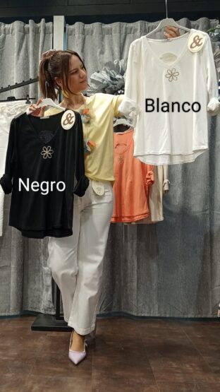 CAMISETA FLOR - Imagen 4