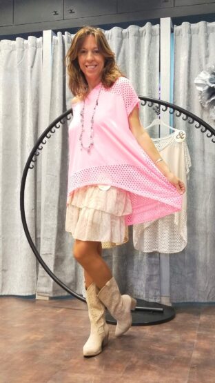 CAMISETA OVERSIZE CALADA - Imagen 3