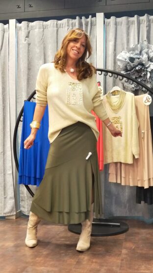FALDA LICRA VOLANTE - Imagen 4