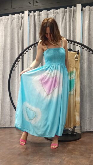 VESTIDO TYE DIE CORAZÓN - Imagen 3