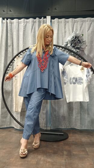 BLUSÓN DENIM FLOR