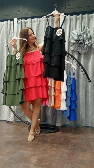 VESTIDO TIRANTE VOLANTES - Imagen 7
