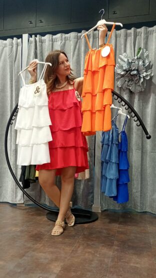 VESTIDO TIRANTE VOLANTES - Imagen 4