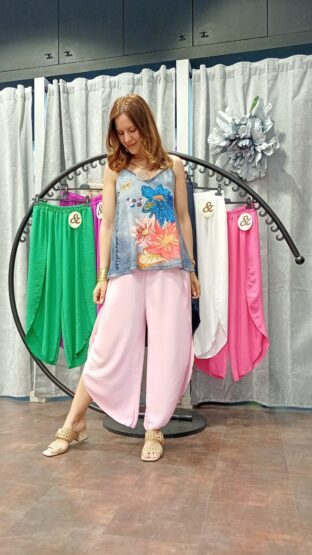 BLUSÓN DENIM ESTAMPADO - Imagen 2