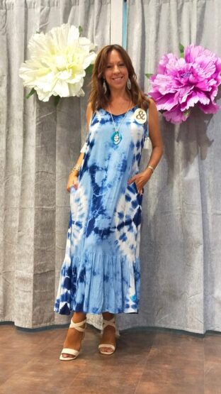 VESTIDO TIEDYE VISCOSA - Imagen 3