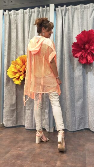 CHAQUETA ORANGE CALADA