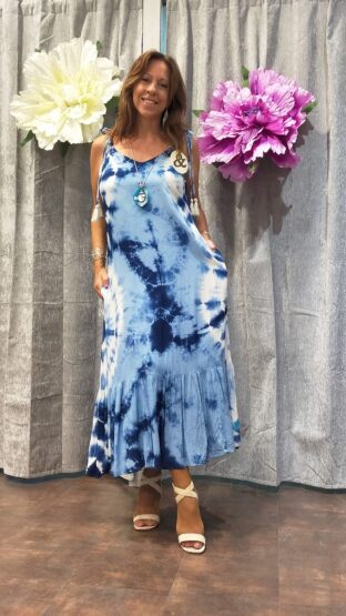 VESTIDO TIEDYE VISCOSA