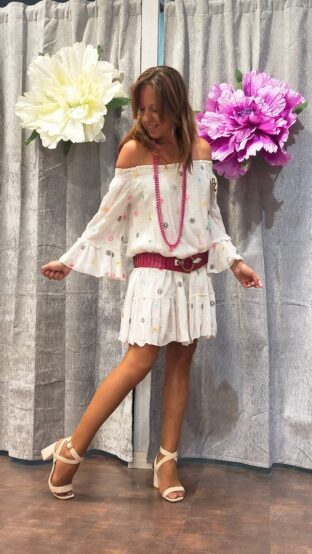 VESTIDO BOHO CRISTALES - Imagen 3