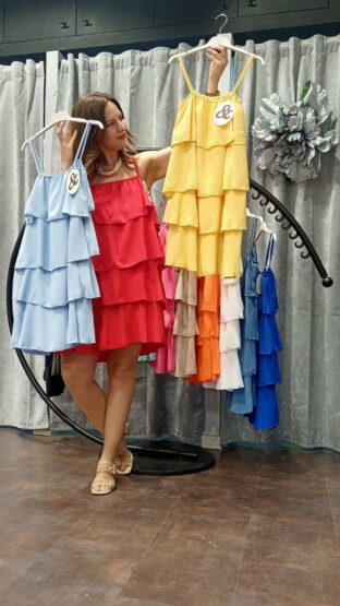 VESTIDO TIRANTE VOLANTES - Imagen 6