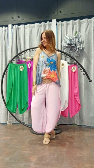 BLUSÓN DENIM ESTAMPADO