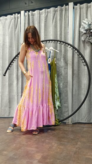VESTIDO VISCOSA PINK
