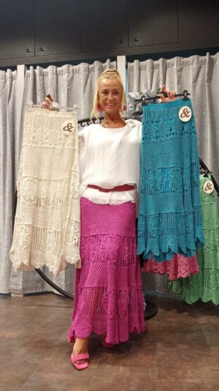 FALDA LARGA CROCHET - Imagen 5