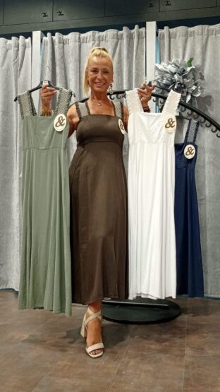 VESTIDO TIRANTE BORDADO - Imagen 4