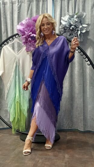 VESTIDO FLECOS DEGRADÉ
