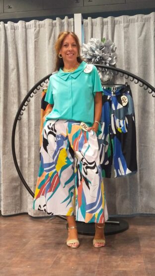 PANTALÓN ANCHO MULTICOLOR - Imagen 5