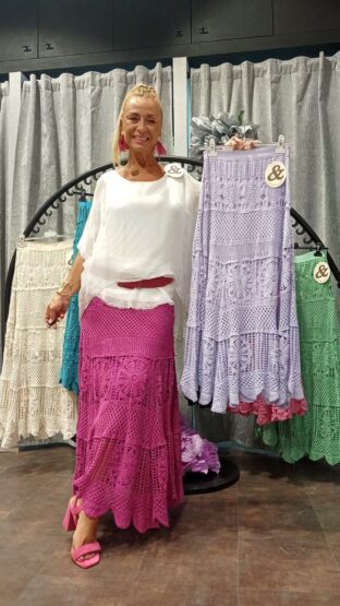 FALDA LARGA CROCHET - Imagen 8