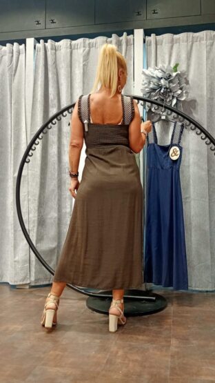 VESTIDO TIRANTE BORDADO - Imagen 3