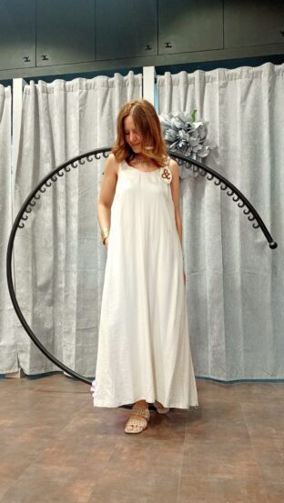 VESTIDO LAZADA ESPALDA - Imagen 3