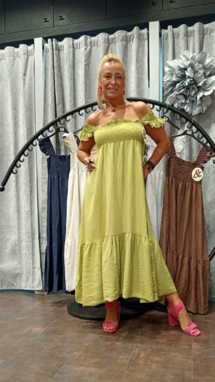 VESTIDO RIBETE TIRANTES - Imagen 3
