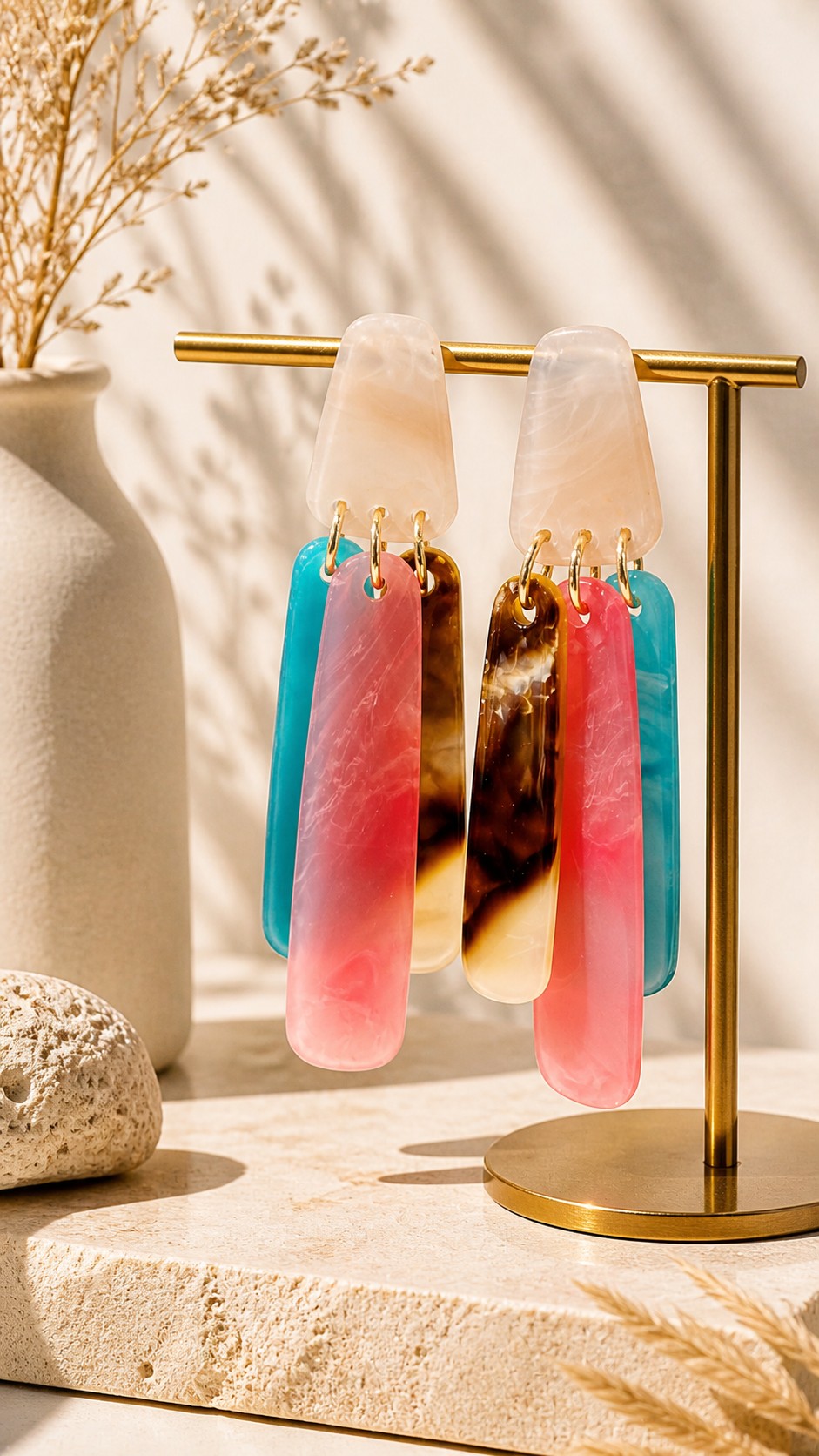 PENDIENTES COLORINES
